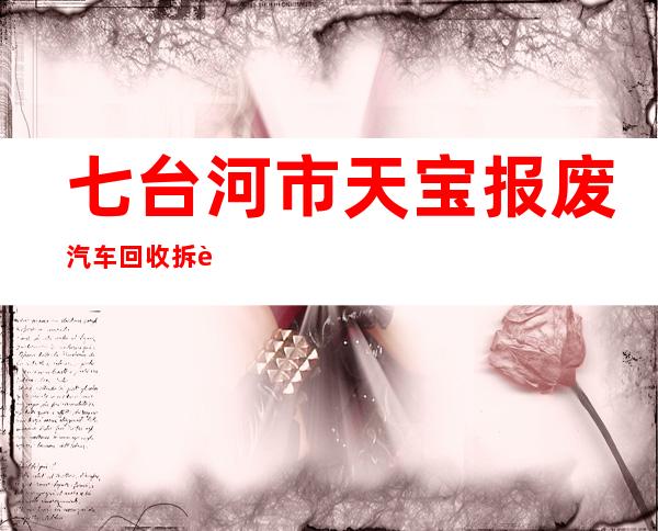 七台河市天宝报废汽车回收拆解有限责任公司