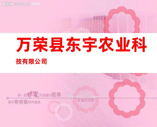 万荣县东宇农业科技有限公司