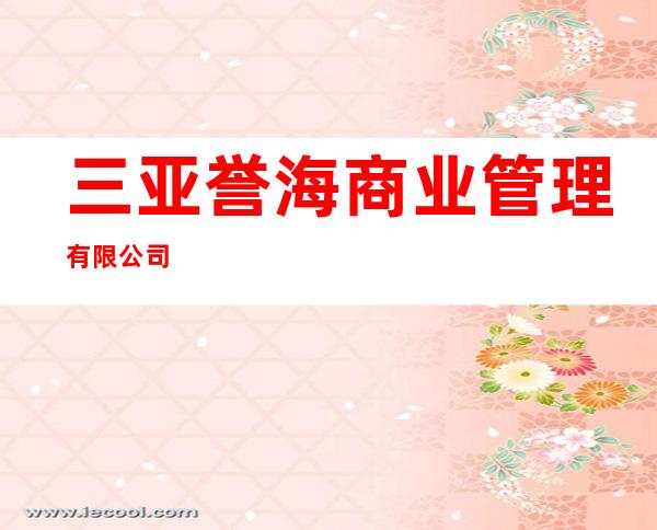 三亚誉海商业管理有限公司