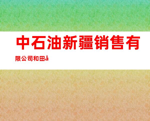 中石油新疆销售有限公司和田分公司策勒丝路加油站
