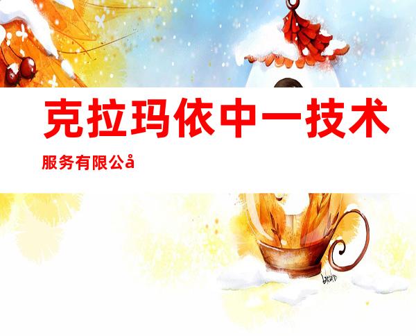 克拉玛依中一技术服务有限公司