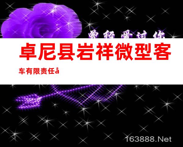 卓尼县岩祥微型客车有限责任公司