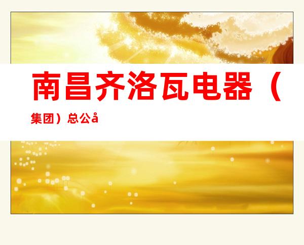 南昌齐洛瓦电器（集团）总公司