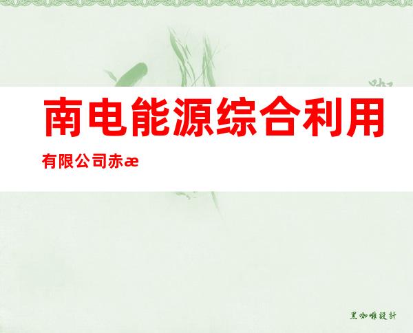 南电能源综合利用有限公司赤水分公司