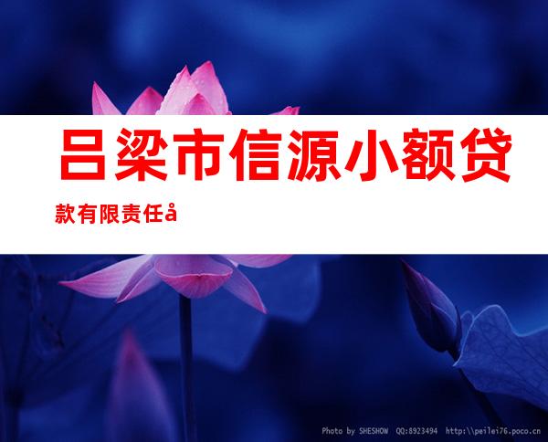 吕梁市信源小额贷款有限责任公司