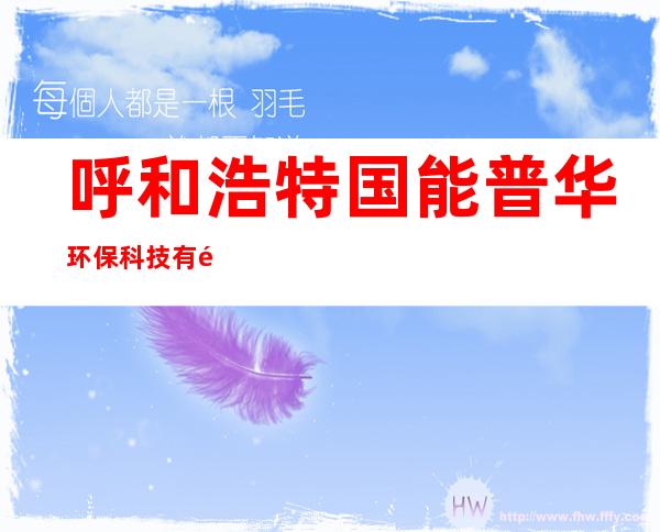 呼和浩特国能普华环保科技有限公司