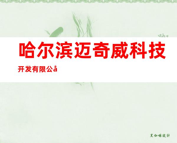 哈尔滨迈奇威科技开发有限公司