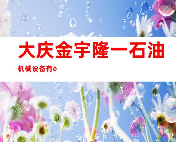 大庆金宇隆一石油机械设备有限公司