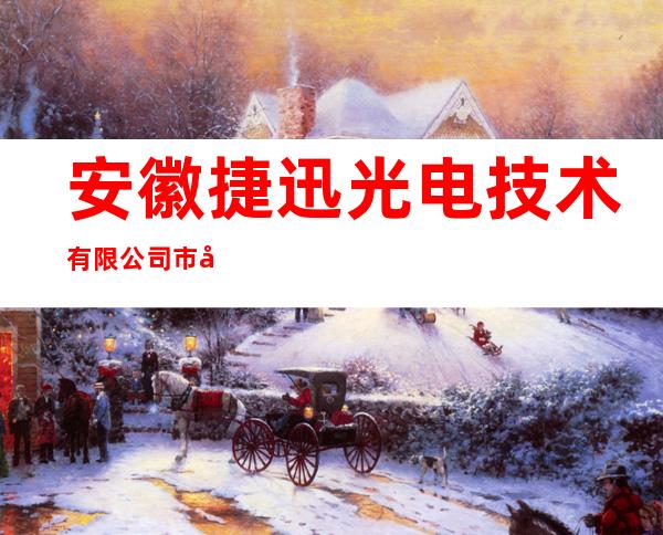 安徽捷迅光电技术有限公司市场部