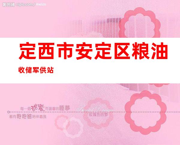 定西市安定区粮油收储军供站