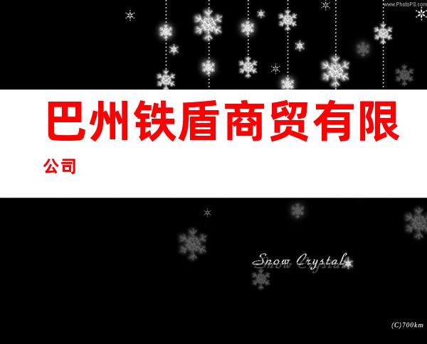 巴州铁盾商贸有限公司