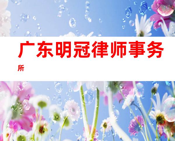 广东明冠律师事务所