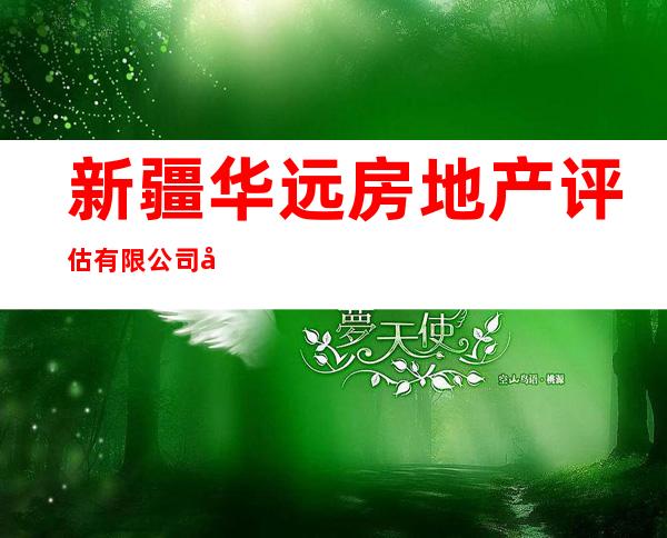 新疆华远房地产评估有限公司巴州分公司