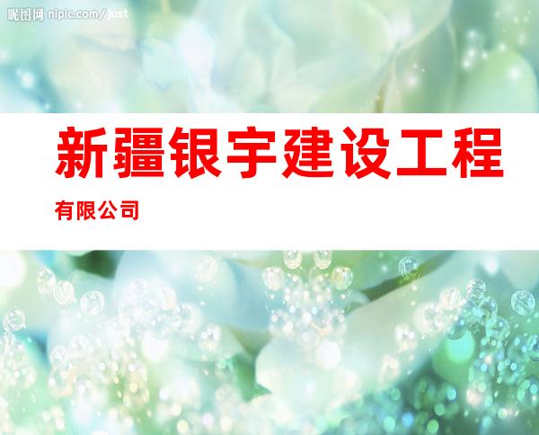 新疆银宇建设工程有限公司