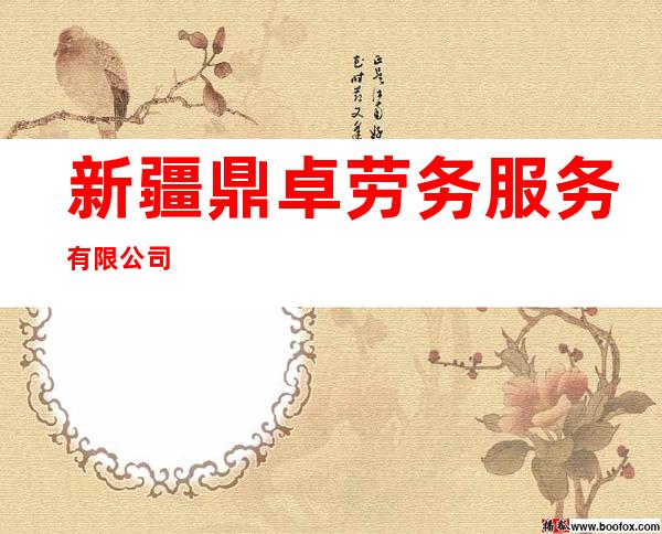 新疆鼎卓劳务服务有限公司