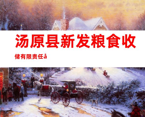 汤原县新发粮食收储有限责任公司
