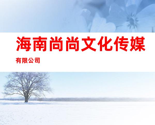 海南尚尚文化传媒有限公司