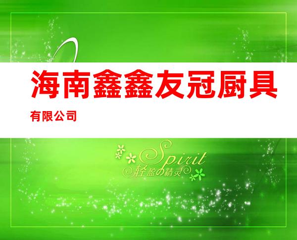 海南鑫鑫友冠厨具有限公司