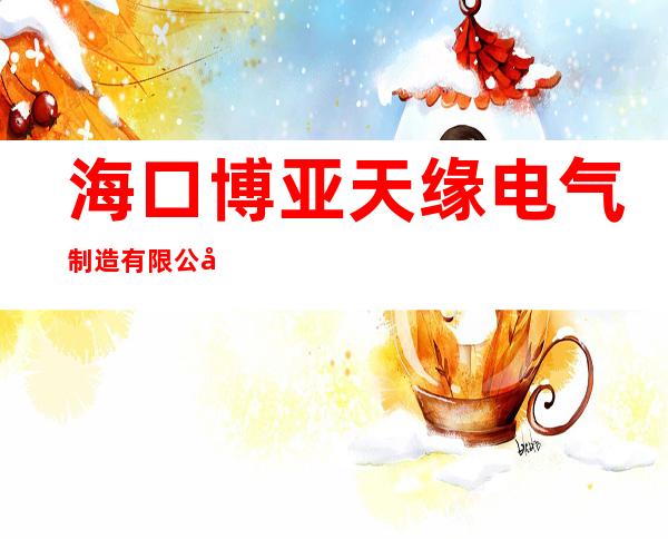 海口博亚天缘电气制造有限公司