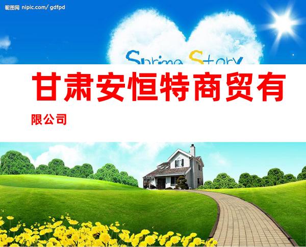 甘肃安恒特商贸有限公司