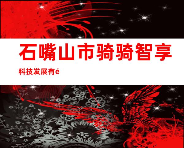石嘴山市骑骑智享科技发展有限公司