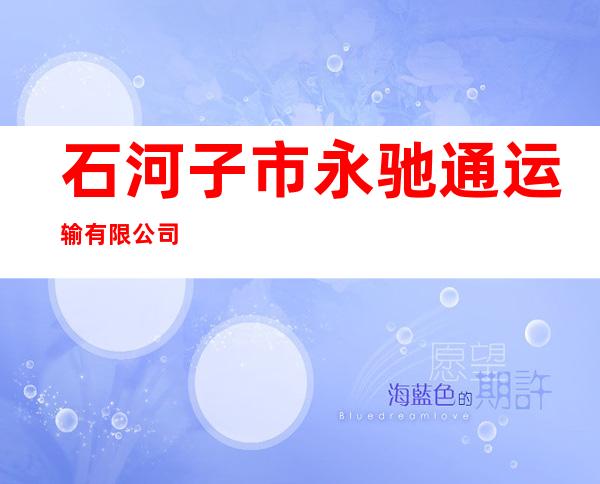 石河子市永驰通运输有限公司