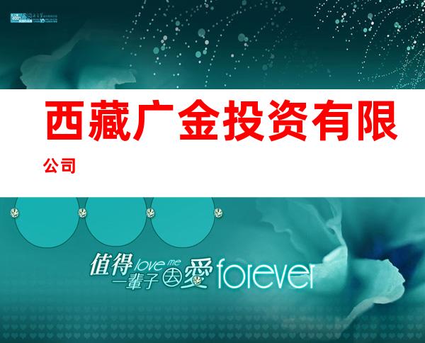 西藏广金投资有限公司