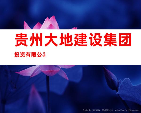 贵州大地建设集团投资有限公司