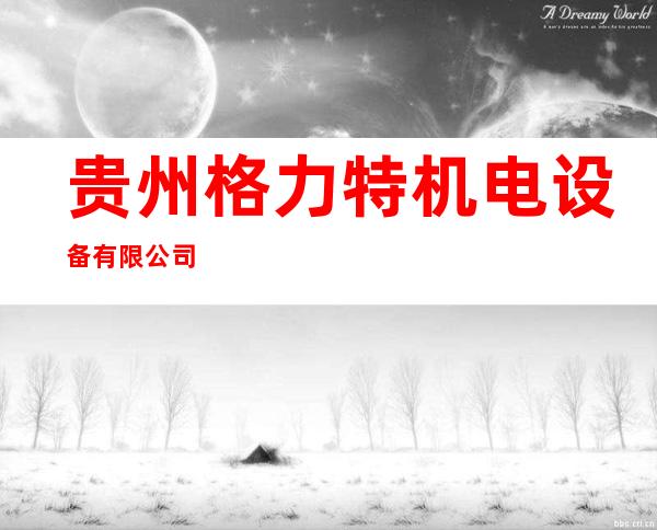 贵州格力特机电设备有限公司