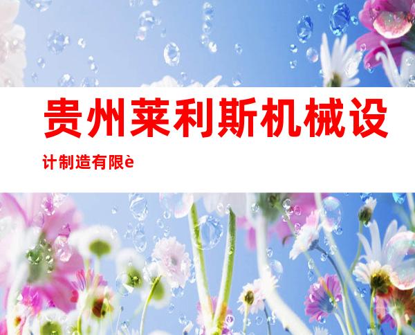 贵州莱利斯机械设计制造有限责任公司