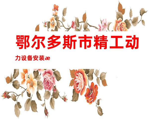 鄂尔多斯市精工动力设备安装有限责任公司