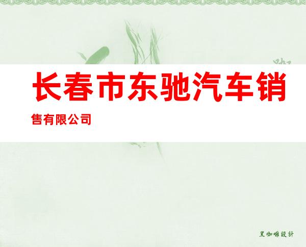 长春市东驰汽车销售有限公司