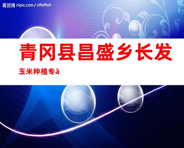 青冈县昌盛乡长发玉米种植专业合作社