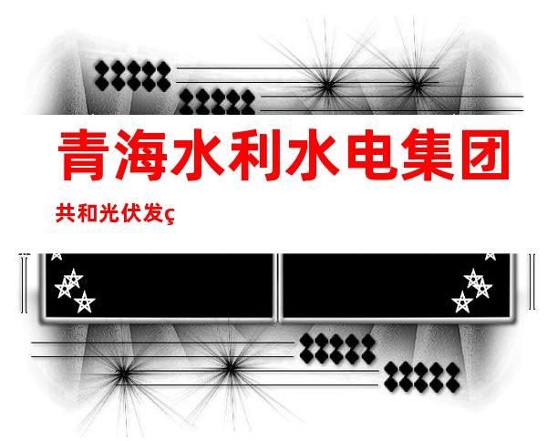 青海水利水电集团共和光伏发电有限公司