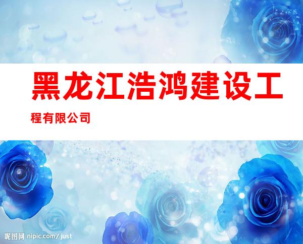 黑龙江浩鸿建设工程有限公司