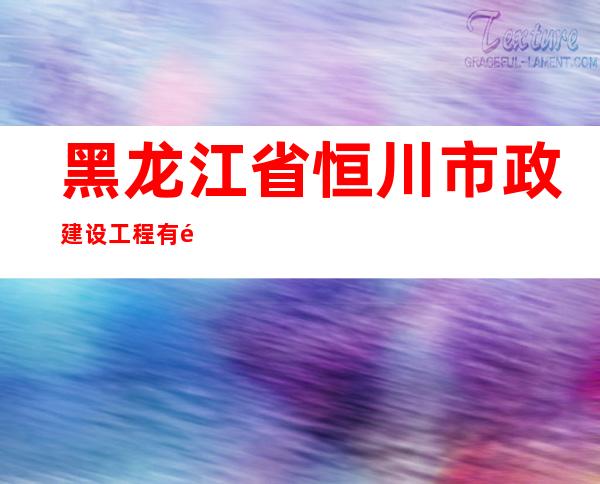黑龙江省恒川市政建设工程有限公司